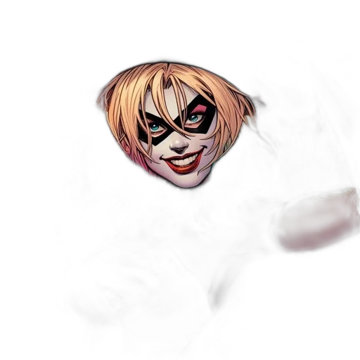mask, face, comic book art, concept art transparent PNG cut-out