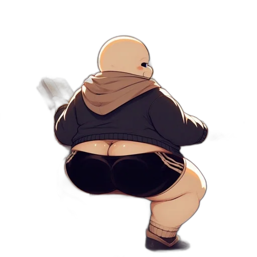 jacket, staff, weapon, creature transparent PNG cut-out