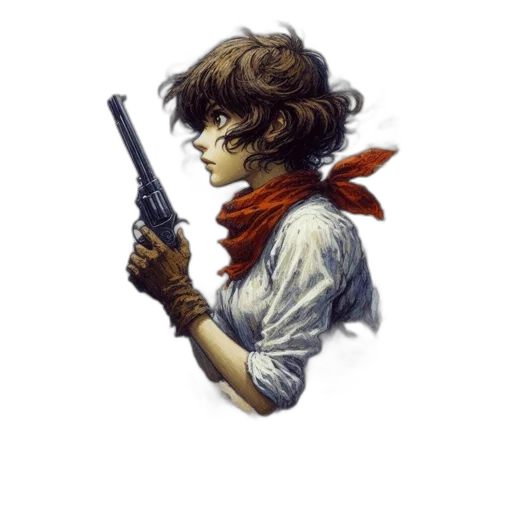 weapon, staff, face, concept art transparent PNG cut-out