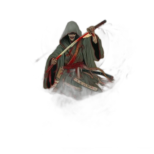 weapon, staff, sword, creature transparent PNG cut-out