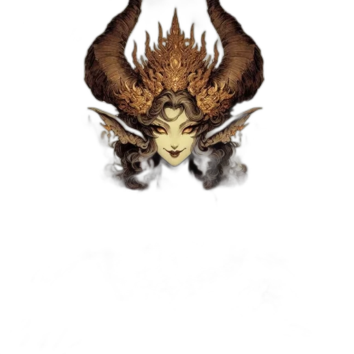 mask, dragon, face, staff transparent PNG cut-out