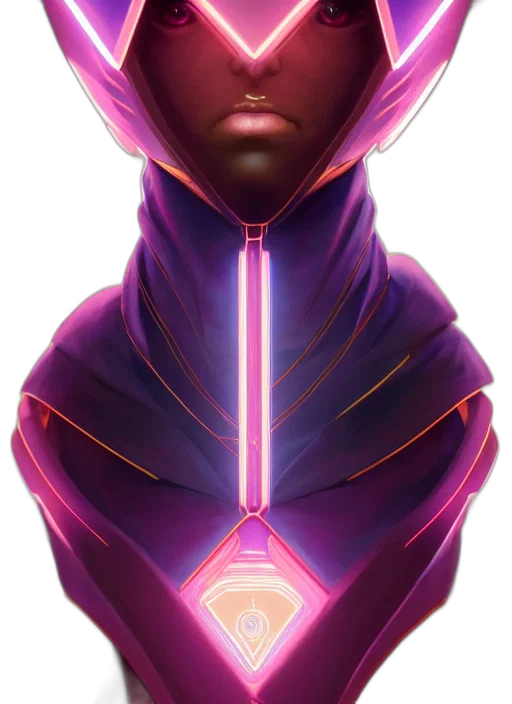 face, mask, robot, jacket transparent PNG cut-out