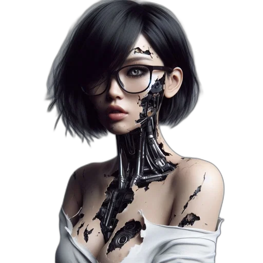 jewelry, robot, face, mask transparent PNG cut-out