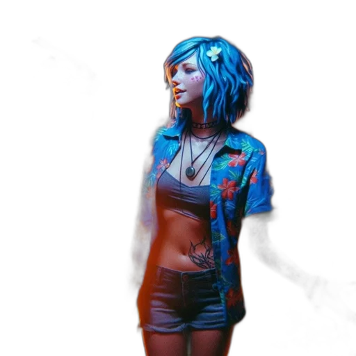 jacket, dress, robot, concept art transparent PNG cut-out