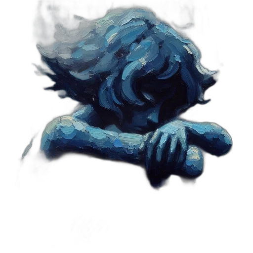 mask, hair, creature, face transparent PNG cut-out