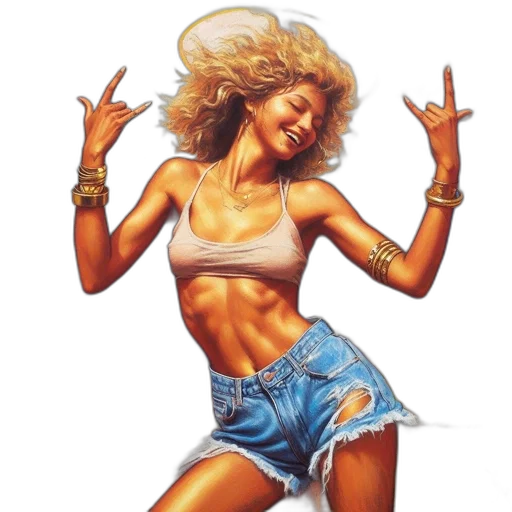 photorealistic, concept art, comic book art, oil painting transparent PNG cut-out