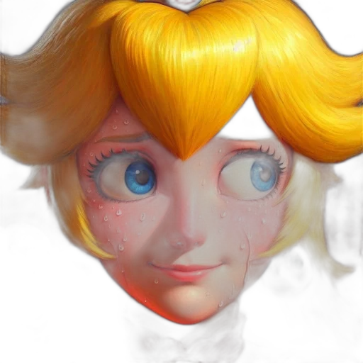 face, mask, crown, hair transparent PNG cut-out