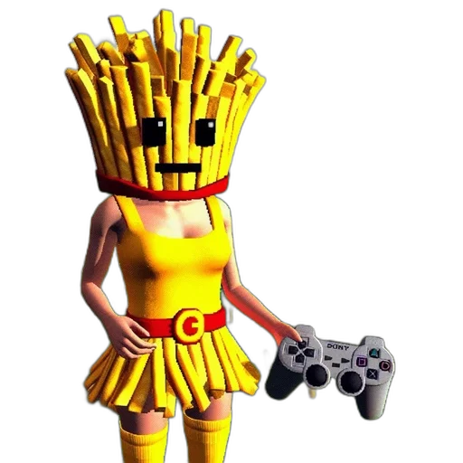robot, crown, dress, weapon transparent PNG cut-out