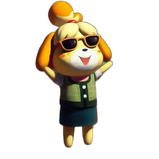staff, animal, jacket, hat transparent PNG cut-out