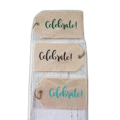 earth tones, three, wooden, tags transparent PNG cut-out