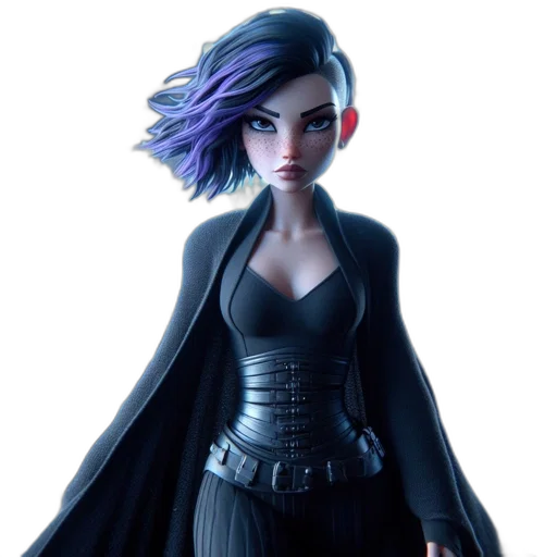 jacket, dress, concept art, 3d render transparent PNG cut-out