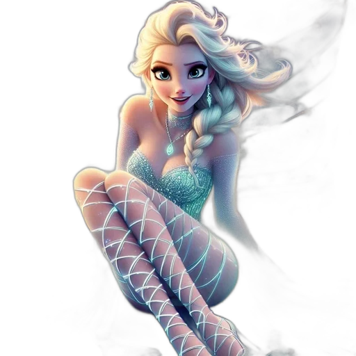 dress, fantasy art, concept art, comic book art transparent PNG cut-out