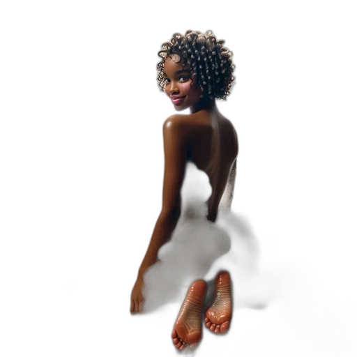 dress, hair, creature, jewelry transparent PNG cut-out