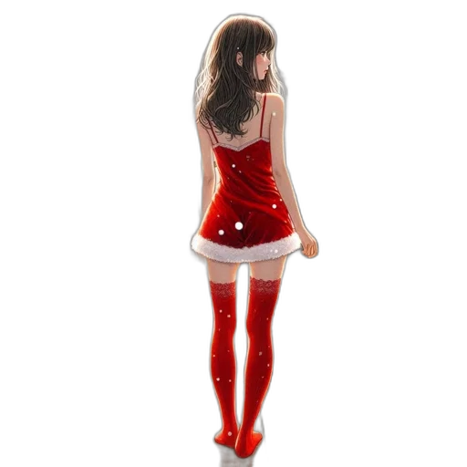 dress, 3d render, photorealistic, pixel art transparent PNG cut-out