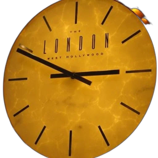 golden, round, clock, words transparent PNG cut-out