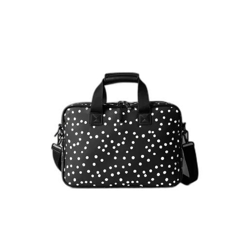 black, white, patterned, laptop transparent PNG cut-out