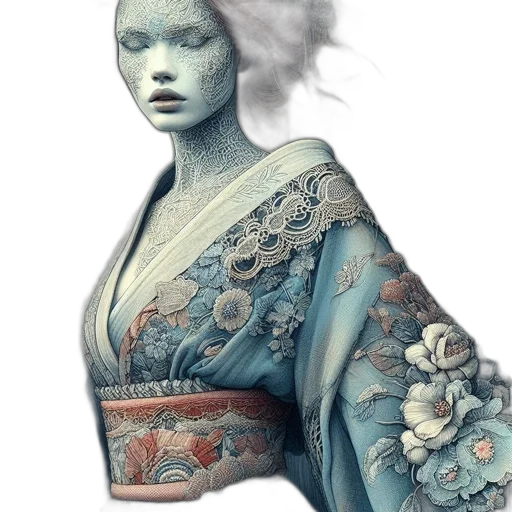 dress, jewelry, face, mask transparent PNG cut-out