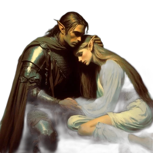 sword, fantasy art, concept art, oil painting transparent PNG cut-out
