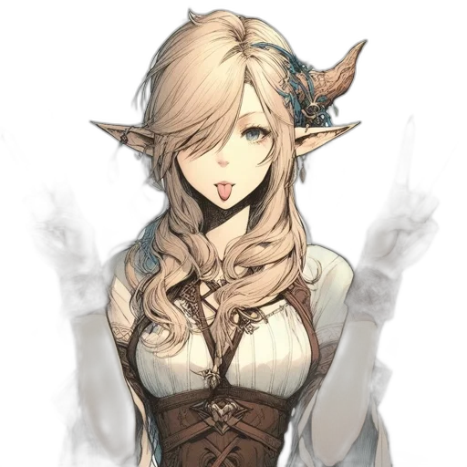 staff, dress, face, hat transparent PNG cut-out