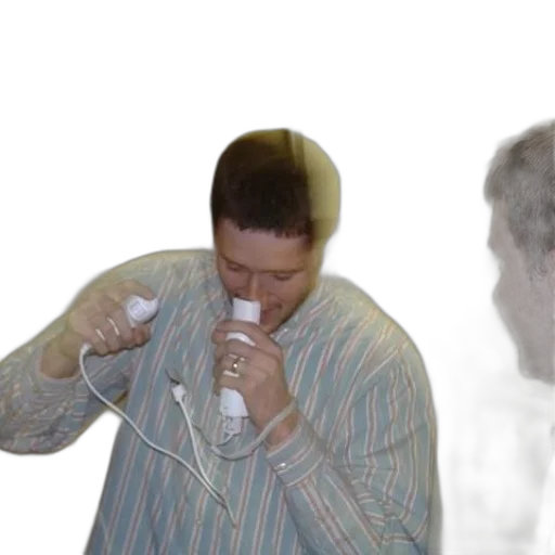 jacket, bottle, staff, face transparent PNG cut-out