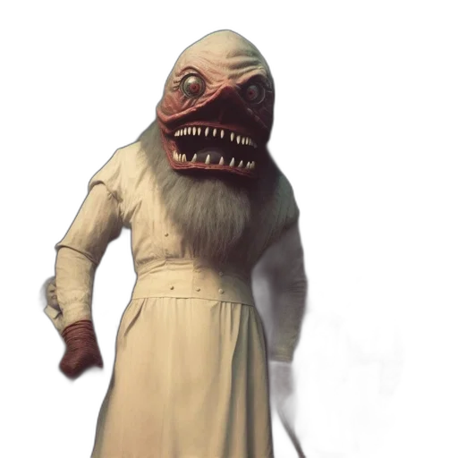 creature, mask, staff, animal transparent PNG cut-out