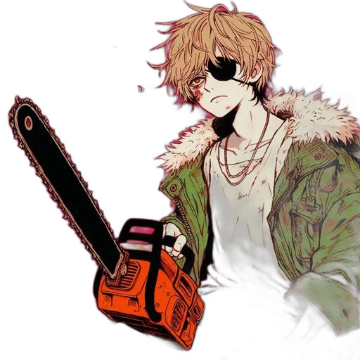 jacket, weapon, cyberpunk, concept art transparent PNG cut-out