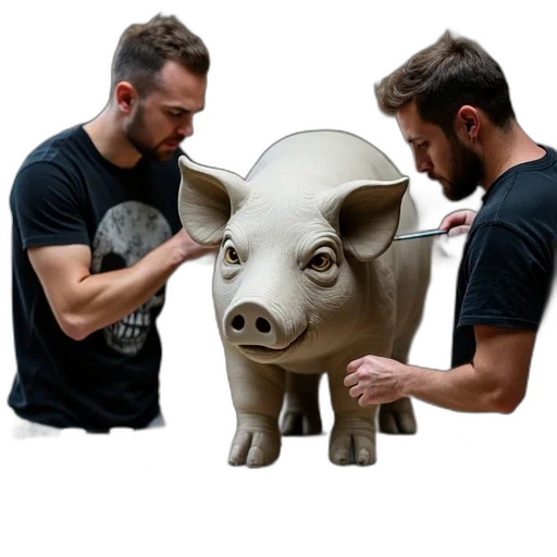 mask, animal, photorealistic, concept art transparent PNG cut-out