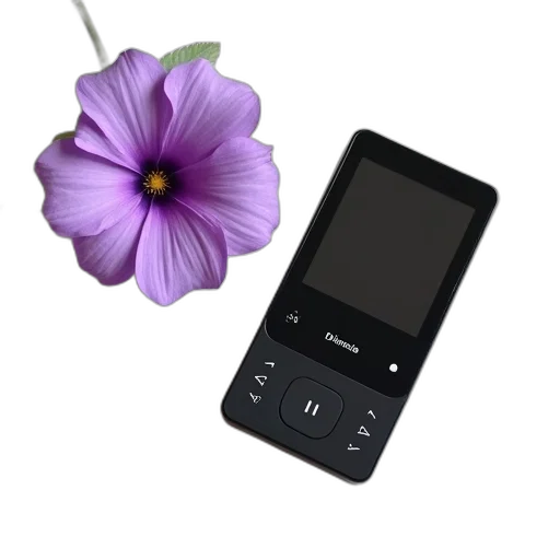 flower, weapon, black, white transparent PNG cut-out