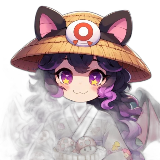 staff, hat, dragon, mask transparent PNG cut-out