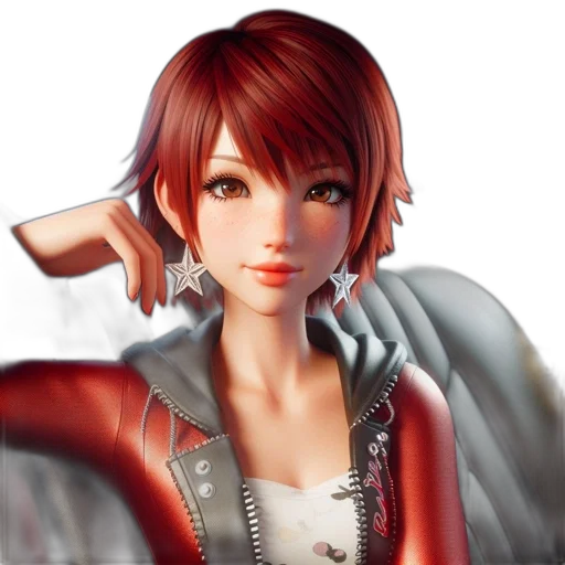 jacket, jewelry, photorealistic, 3d render transparent PNG cut-out