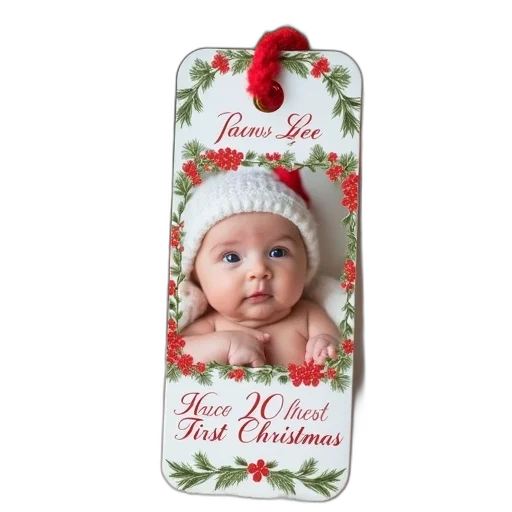 baby, first, christmas, photo transparent PNG cut-out
