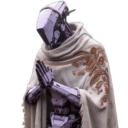 jacket, robot, concept art, fantasy art transparent PNG cut-out