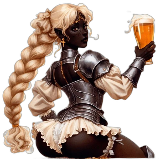 fantasy art, concept art, pixel art, anime transparent PNG cut-out