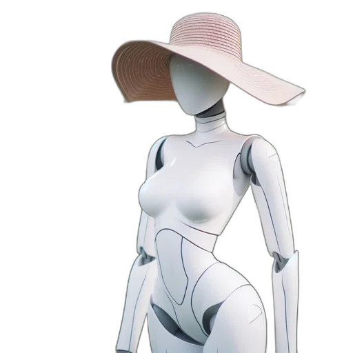 robot, hat, dress, jacket transparent PNG cut-out