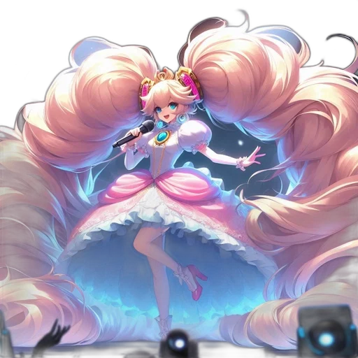 hair, weapon, staff, crown transparent PNG cut-out