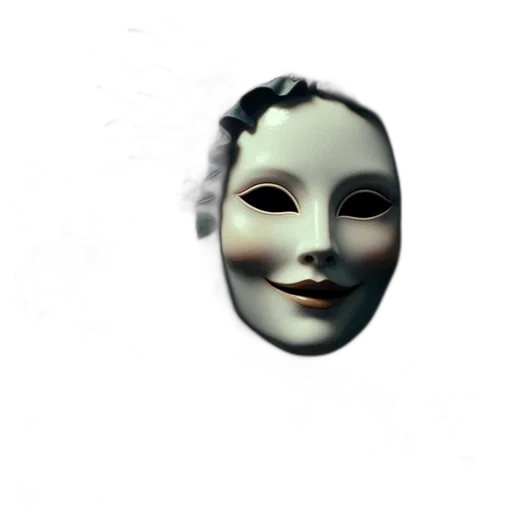 mask, face, robot, creature transparent PNG cut-out