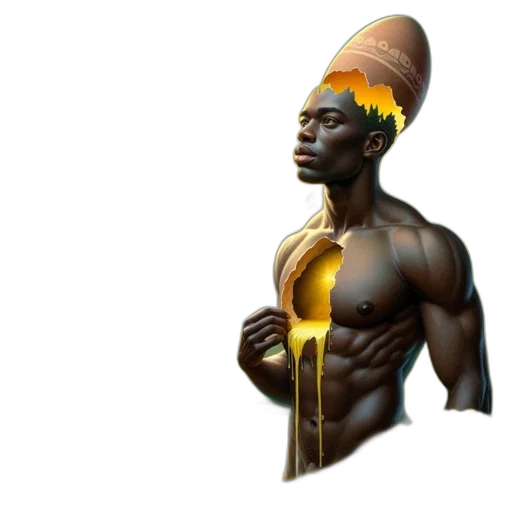 crown, hat, staff, hair transparent PNG cut-out