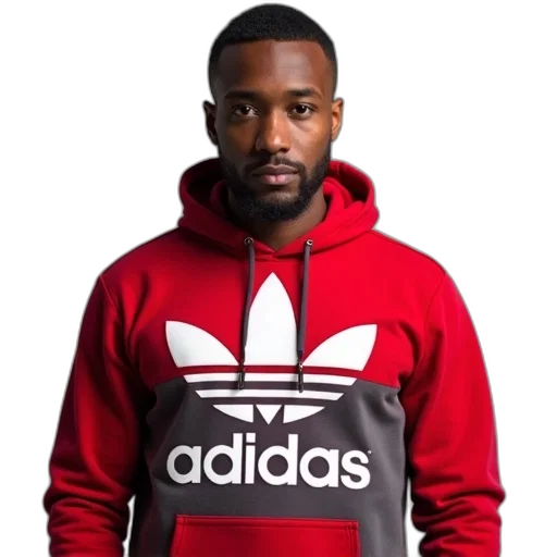 jacket, face, red, man transparent PNG cut-out