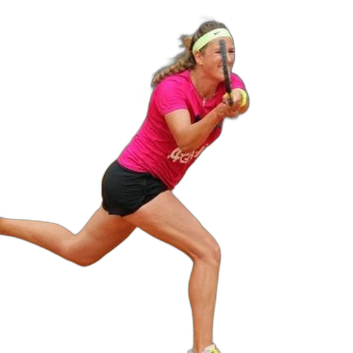 female, tennis, player, action transparent PNG cut-out