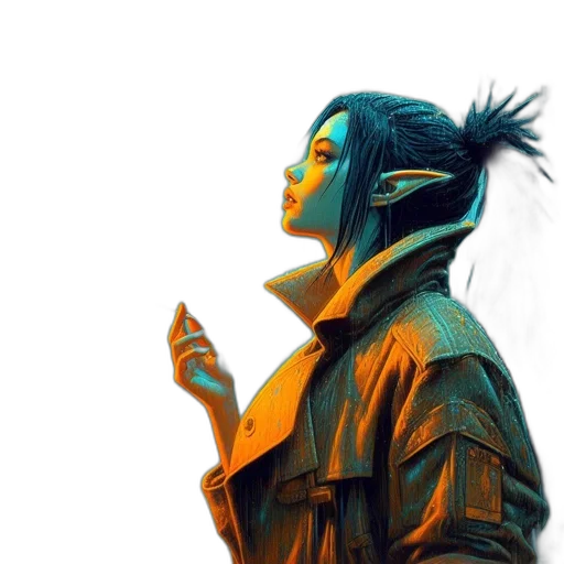 jacket, dragon, face, mask transparent PNG cut-out
