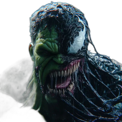 creature, mask, face, hair transparent PNG cut-out