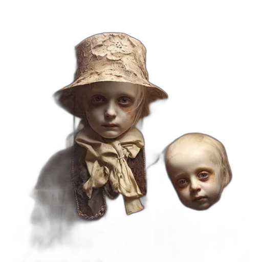 hat, mask, face, concept art transparent PNG cut-out