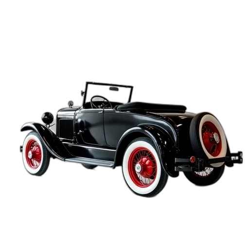 car, 3d render, photorealistic, black transparent PNG cut-out