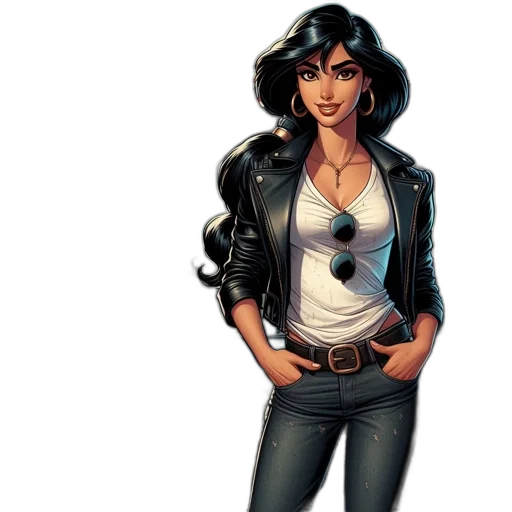 jacket, comic book art, concept art, cartoon transparent PNG cut-out