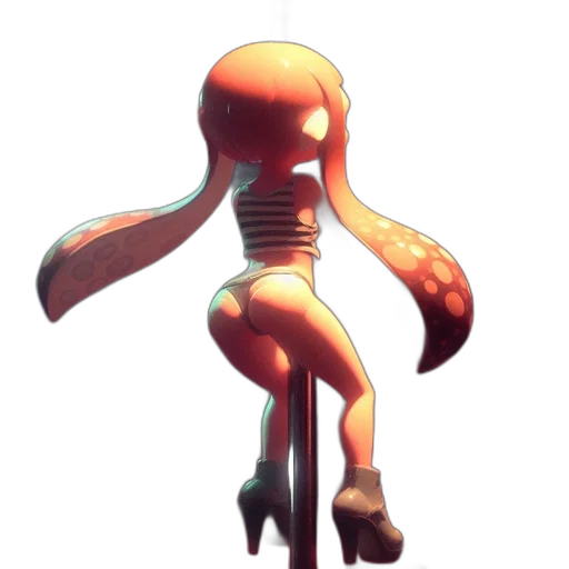 robot, staff, weapon, creature transparent PNG cut-out