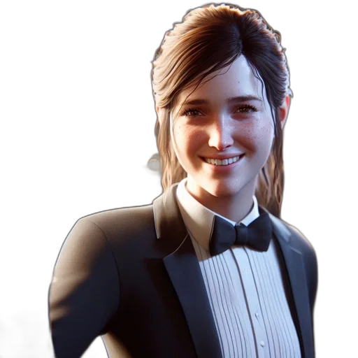 face, staff, dress, jacket transparent PNG cut-out