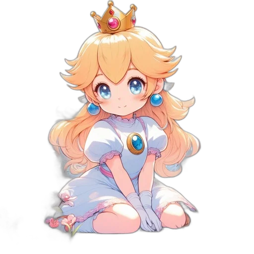 crown, dress, staff, weapon transparent PNG cut-out