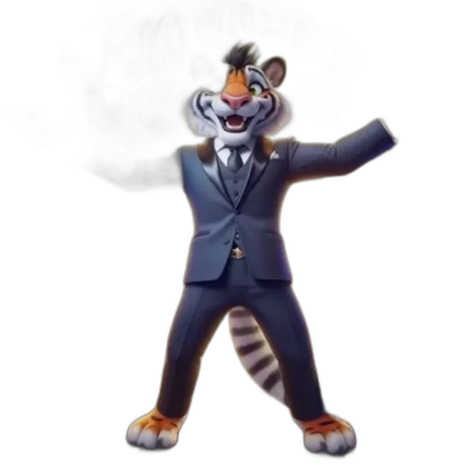 staff, animal, concept art, 3d render transparent PNG cut-out