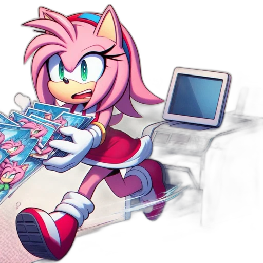 furniture, staff, robot, vaporwave transparent PNG cut-out