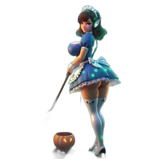 staff, dress, weapon, concept art transparent PNG cut-out
